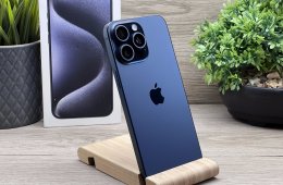 iPhone 15 Pro Max Blue Titanium 256GB 2 ÉV Garanciával 90%