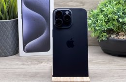 iPhone 15 Pro Max Blue Titanium 256GB 2 ÉV Garanciával 90%