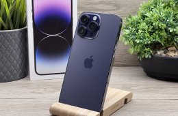 iPhone 14 Pro Max Deep Purple 128GB 2 ÉV Garanciával 100%