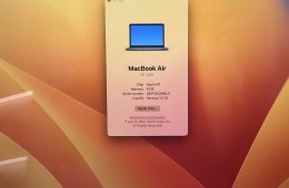MacBook Air 2020 M1 13”256GB 8GB 2 ÉV Garanciával