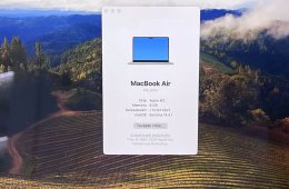 Hibátlan MacBook Air 2022 M2 13” 256GB 8GB 2 ÉV Garanciával 95%