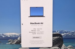 Hibátlan MacBook Air 2024  M3 15” 256GB 8GB 2 ÉV Garanciával 100%