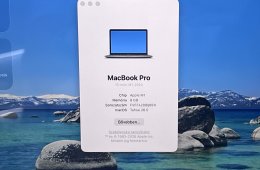 Hibátlan MacBook Pro 2020 M1 13” 256GB 8GB 2 ÉV Garanciával 93%