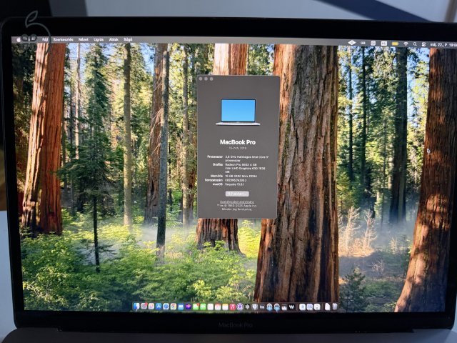 Macbook pro, thouch bar, 16gb ram, 512 gb ssd