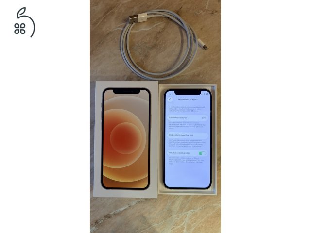 Apple iPhone 12 Mini 128GB fehér eladó 