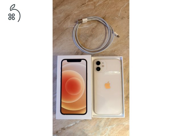 Apple iPhone 12 Mini 128GB fehér eladó 