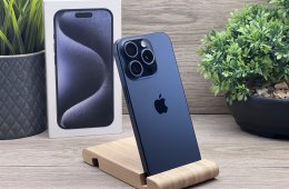 Hibátlan iPhone 15 Pro Blue Titanium 128GB 2 ÉV Garanciával 93%