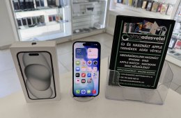iPhone 15 128GB Használt Független/2029.03.16.Gar./Akku 100%/p4903