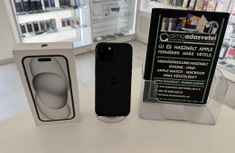 iPhone 15 128GB Használt Független/2029.03.16.Gar./Akku 100%/p4903