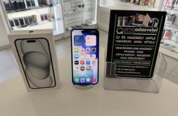 iPhone 15 Plus 128GB Független Megkímélt/1 hónap gar./Akku 86%/p4905
