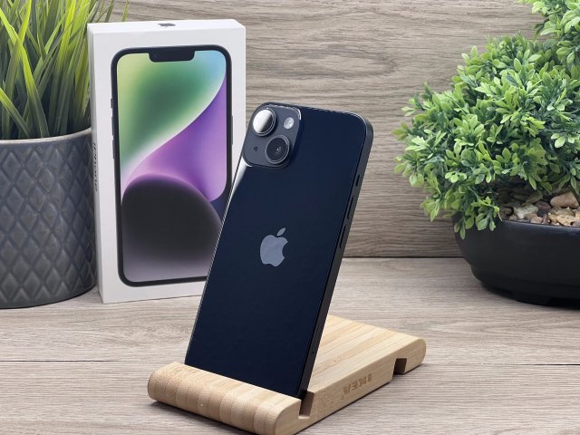 iPhone 14 Midnight 128GB 2 ÉV Garanciával 93%