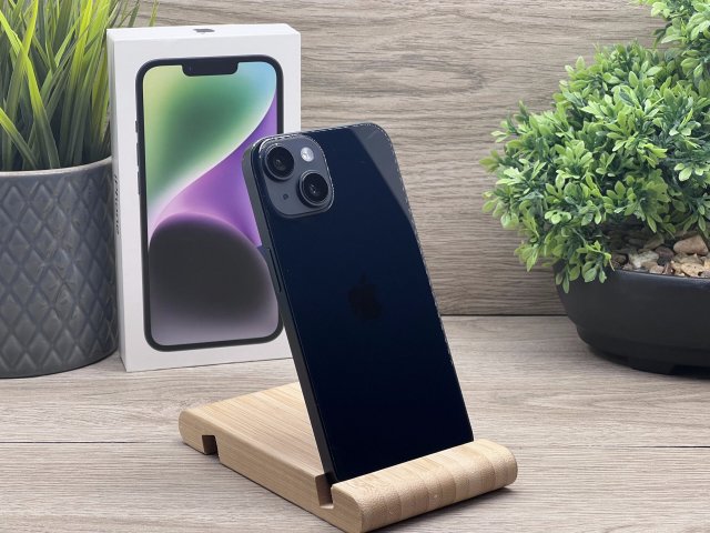 iPhone 14 Midnight 128GB 2 ÉV Garanciával 93%