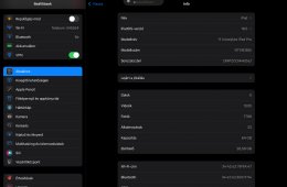 iPad Pro 11 hüvelykes WIFI (2018) 64 GB + Logitech Combo Touch + Apple Pencil