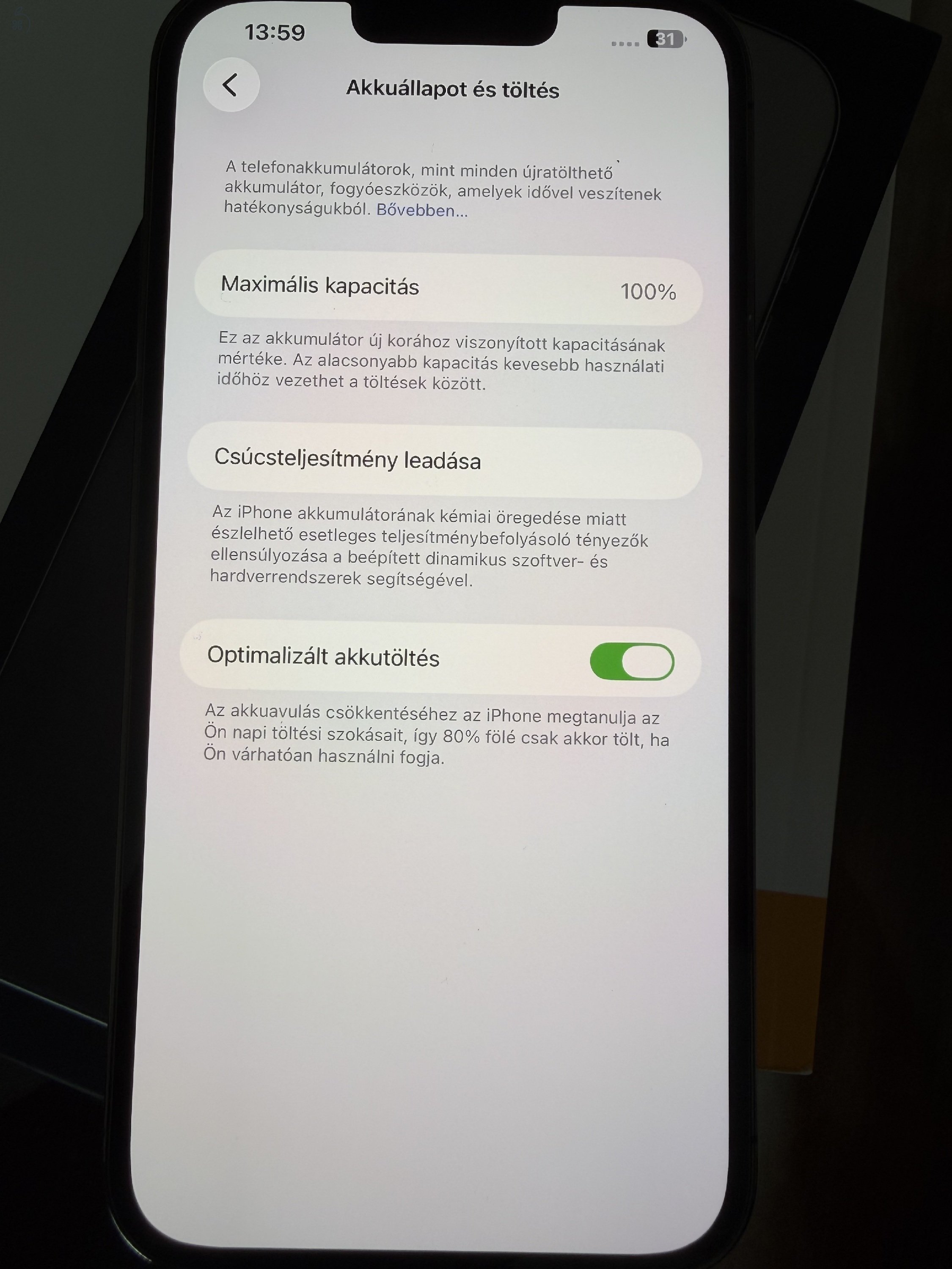 Iphone 13 Pro Max 256Gb FÜGGETLEN