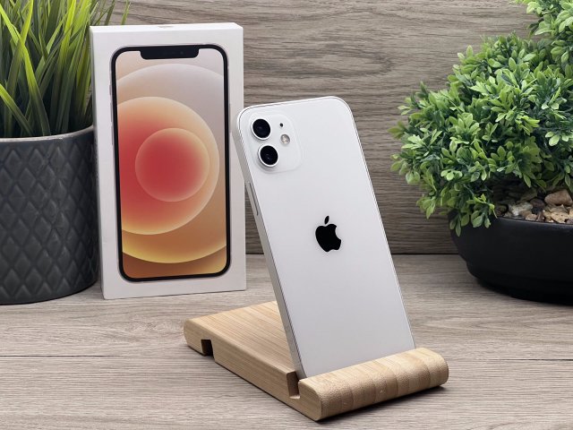 iPhone 12 White 128GB 2 ÉV Garanciával 100%