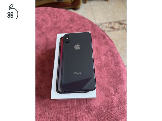 Iphone X 64GB Black Független, Szép állapot