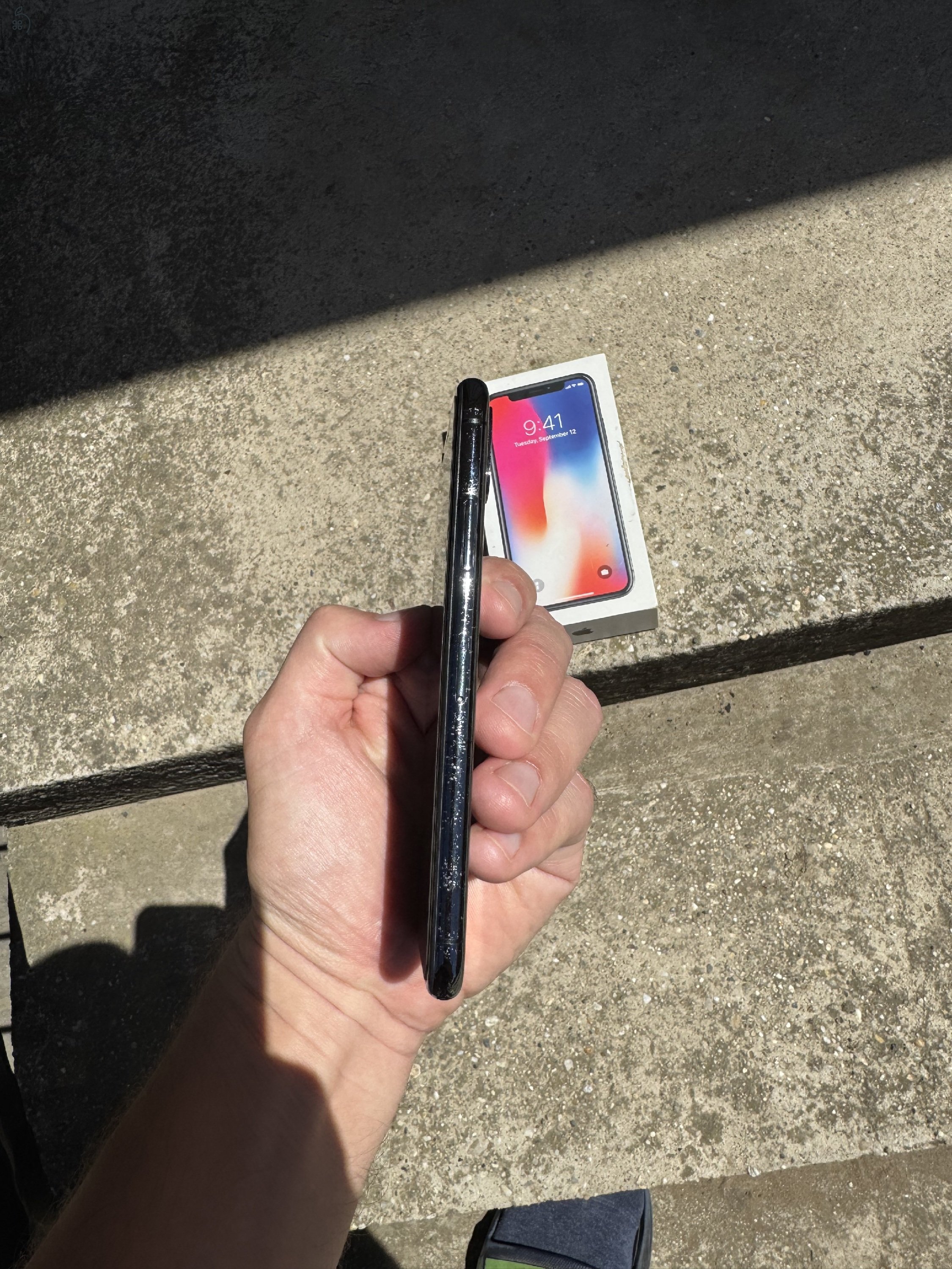 Iphone X 64GB Black Független, Szép állapot