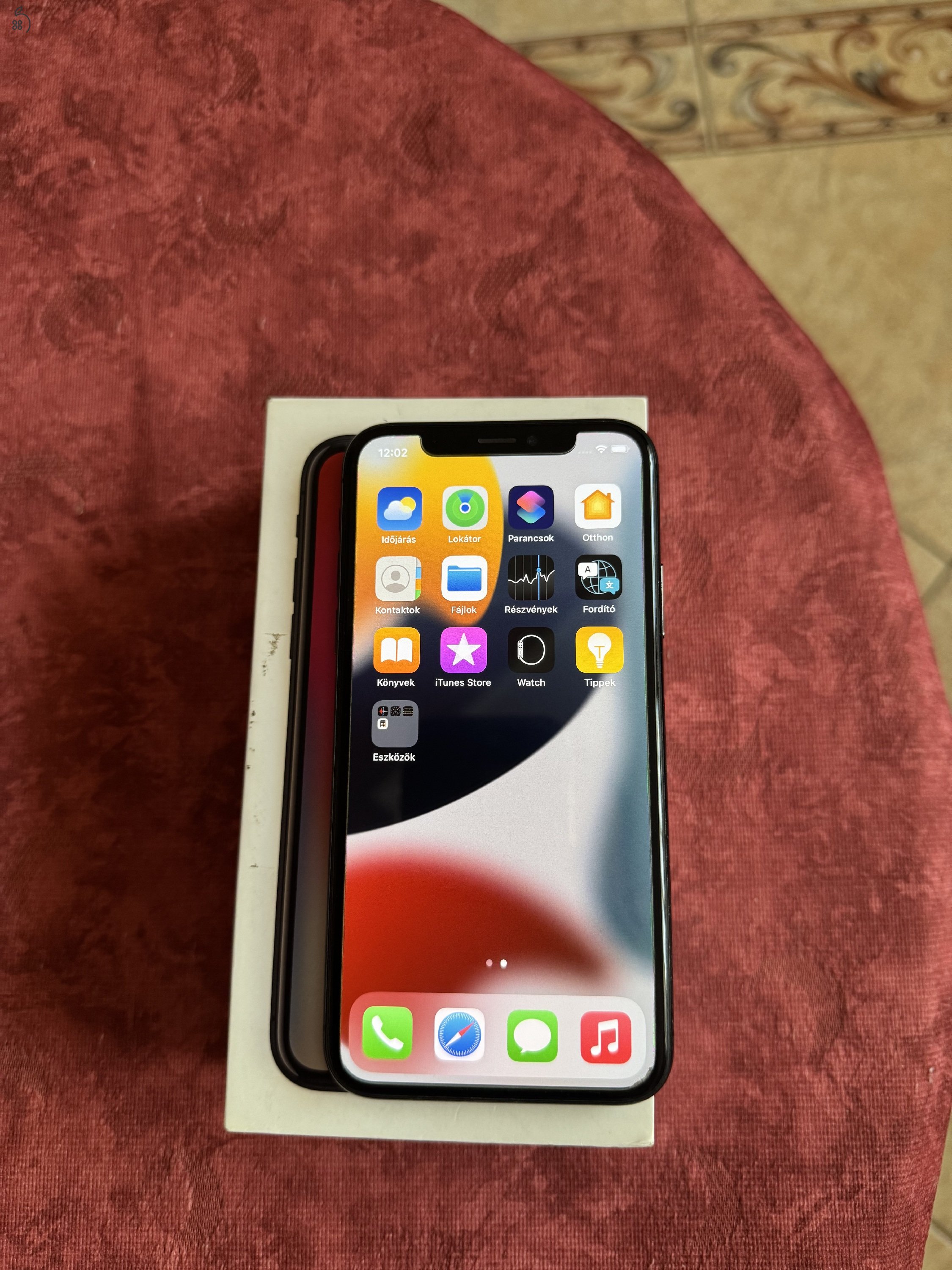 Iphone X 64GB Black Független, Szép állapot