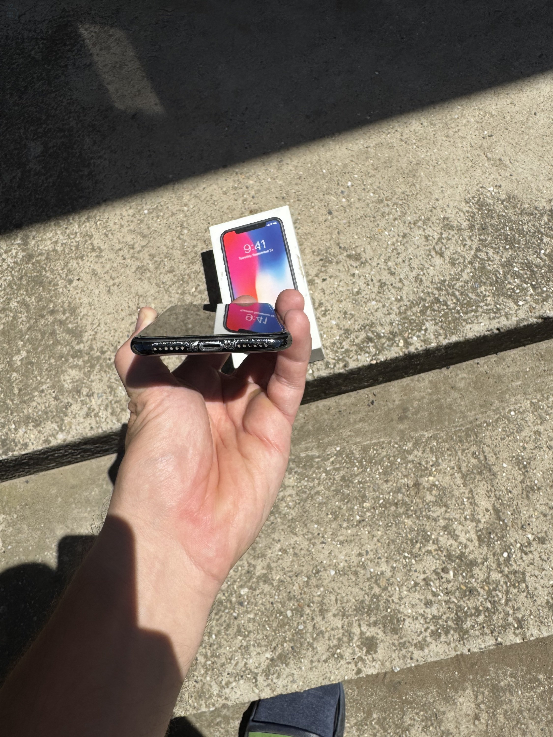Iphone X 64GB Black Független, Szép állapot