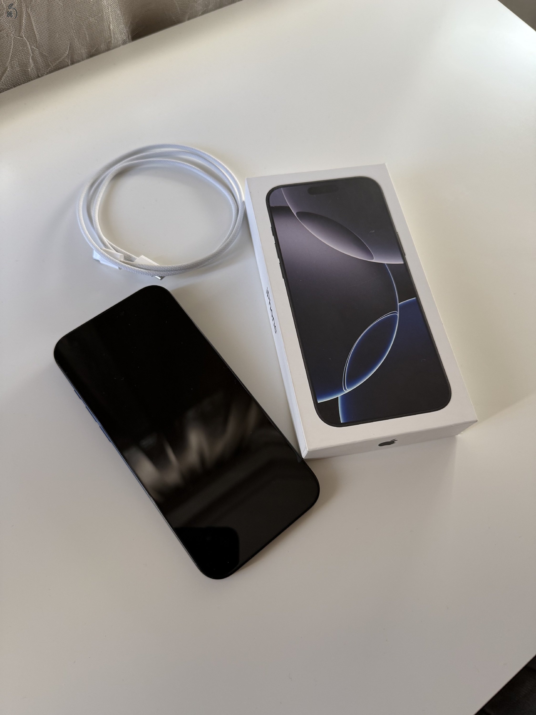 Iphone 16 Pro Max 256GB titánium fekete 
