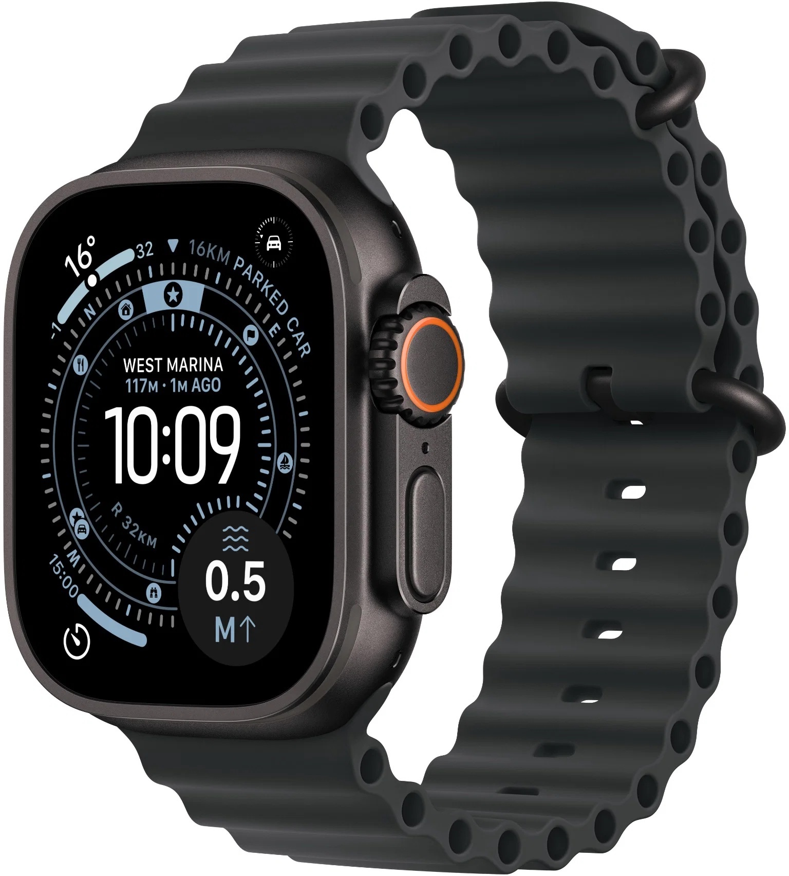 Apple Watch Ultra 3 - 49 mm - GPS+LTE - Black Titan - Új - 2028.09.01. Apple (1.)