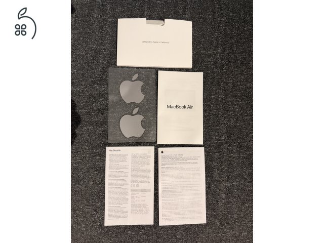 MacBook Air M1 8GB/256GB | 100% Akku | 4 Ciklus | Doboz + Töltő + Tok