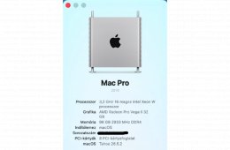 Eladó 2019-es Mac pro 3,2 Ghz 16 magos Intel Xeon AMD Radeon PRO Vega II 32 GB