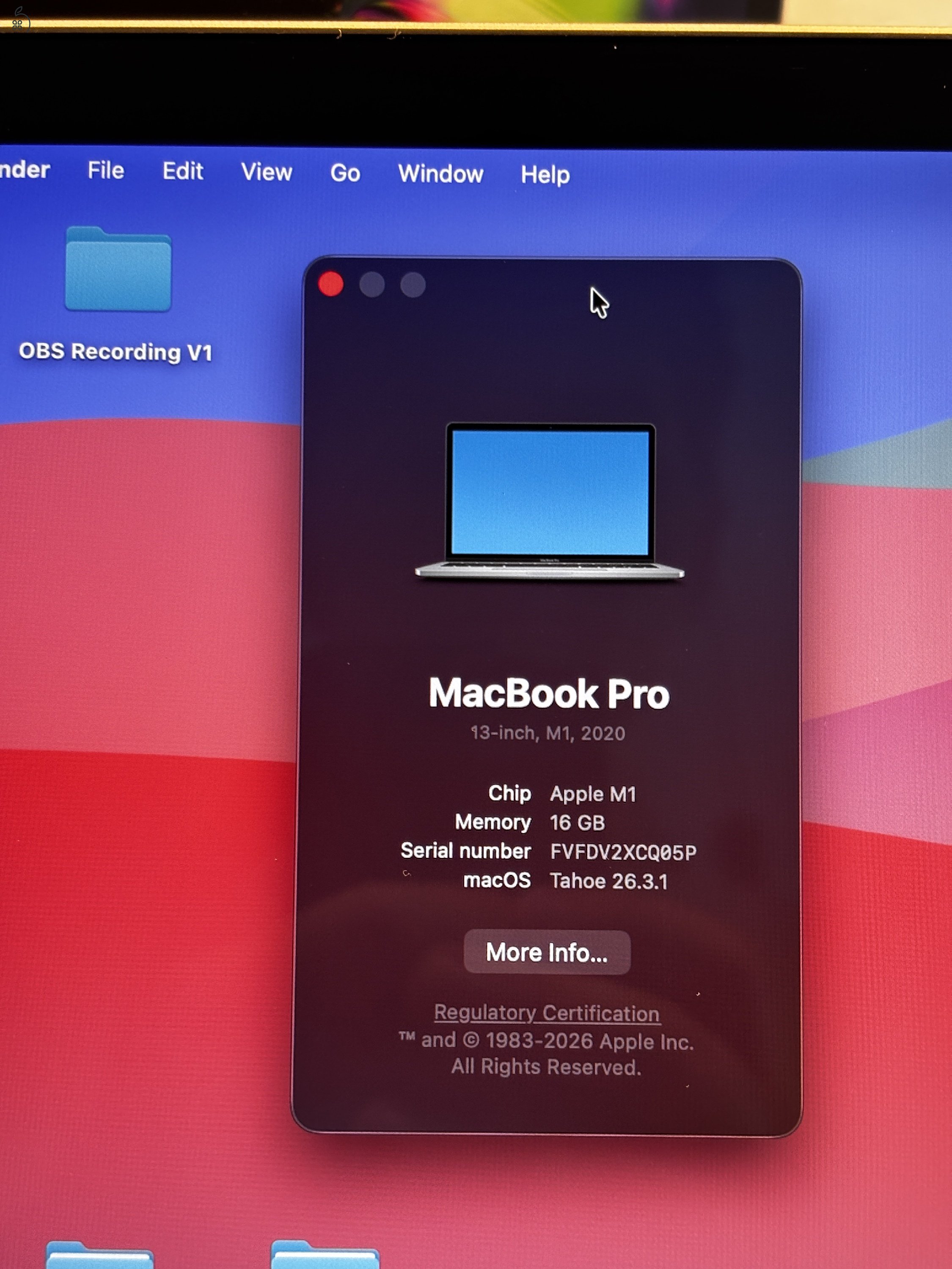 Macbook Pro M1 13