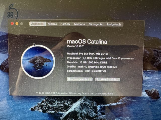 MacBook pro 2012 mid. 