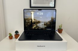 MacBook Air 15” M3 Éjfekete (2024) – ritka 15”-os modell