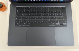 MacBook Air 15” M3 Éjfekete (2024) – ritka 15”-os modell