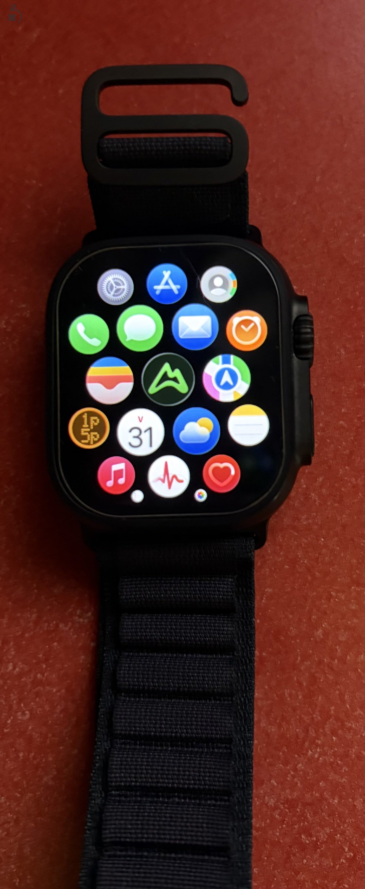 Újszerű Apple Watch Ultra 3, 49 mm, fekete, 100% akku
