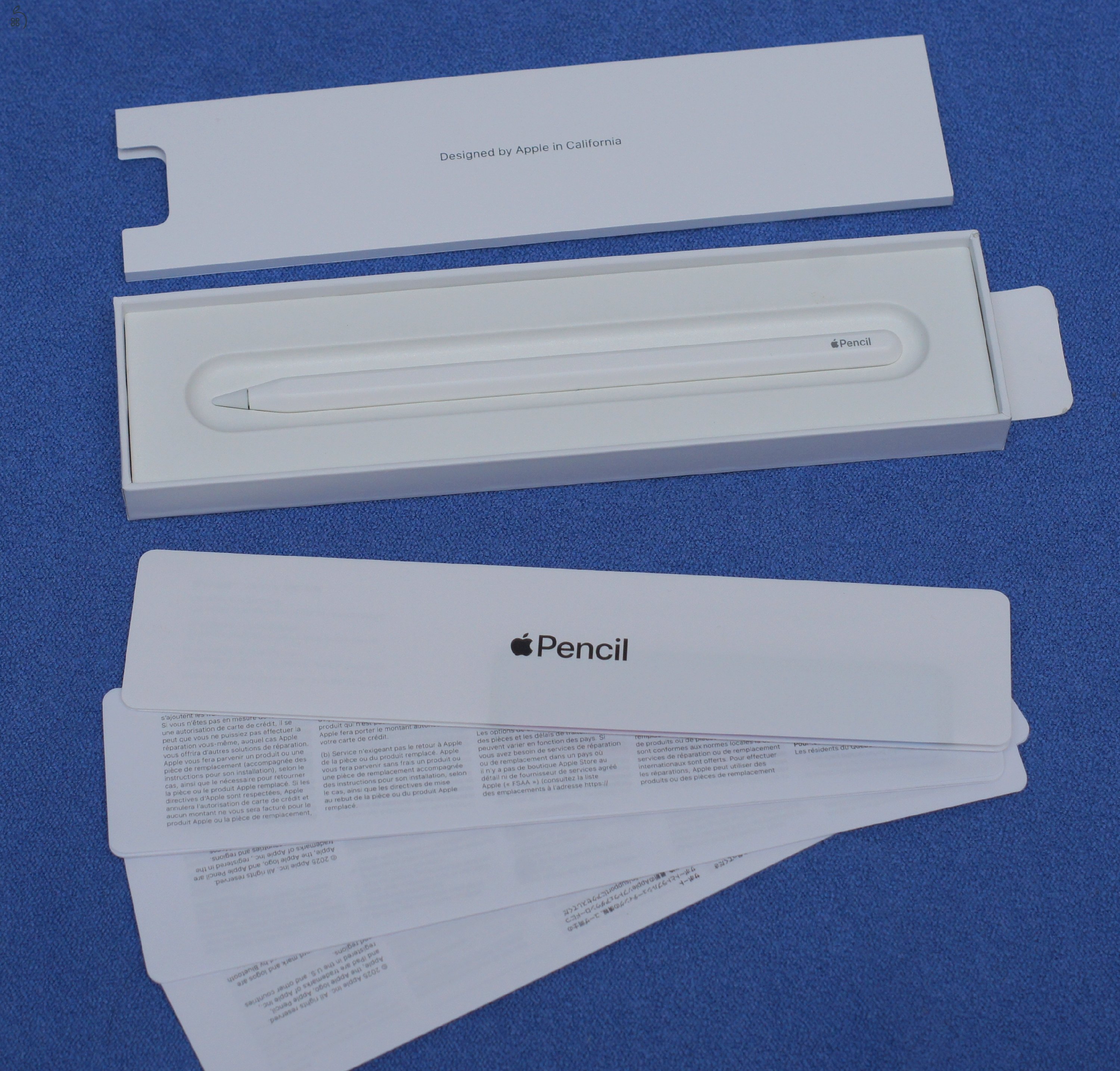 Apple Pencil 2 épp csak felbontott dobozban