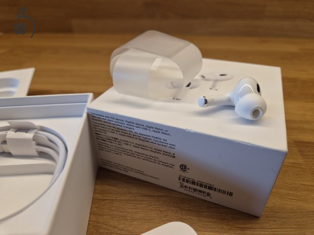 Eredeti Apple AirPods Pro 2 (USB-C) Karcmentes, dobozában