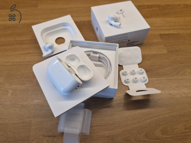 Eredeti Apple AirPods Pro 2 (USB-C) Karcmentes, dobozában