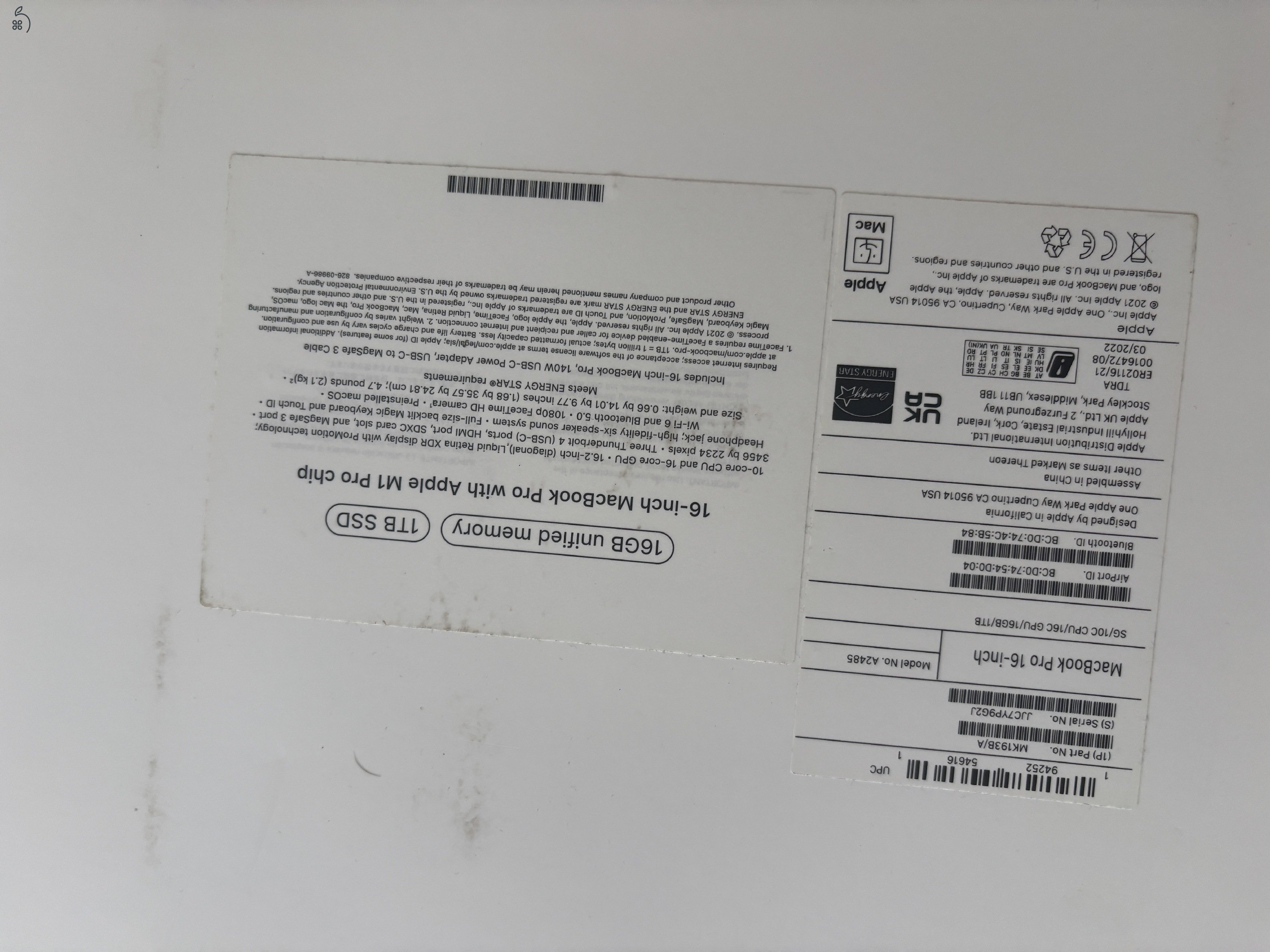 ????️ Apple MacBook Pro 16