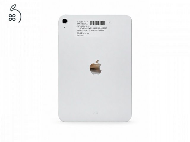 APPLE IPAD A16 128GB EZÜST – SZUPER ÚJSZERŰ ÁLLAPOT, APPLE GARANCIÁVAL US-8134