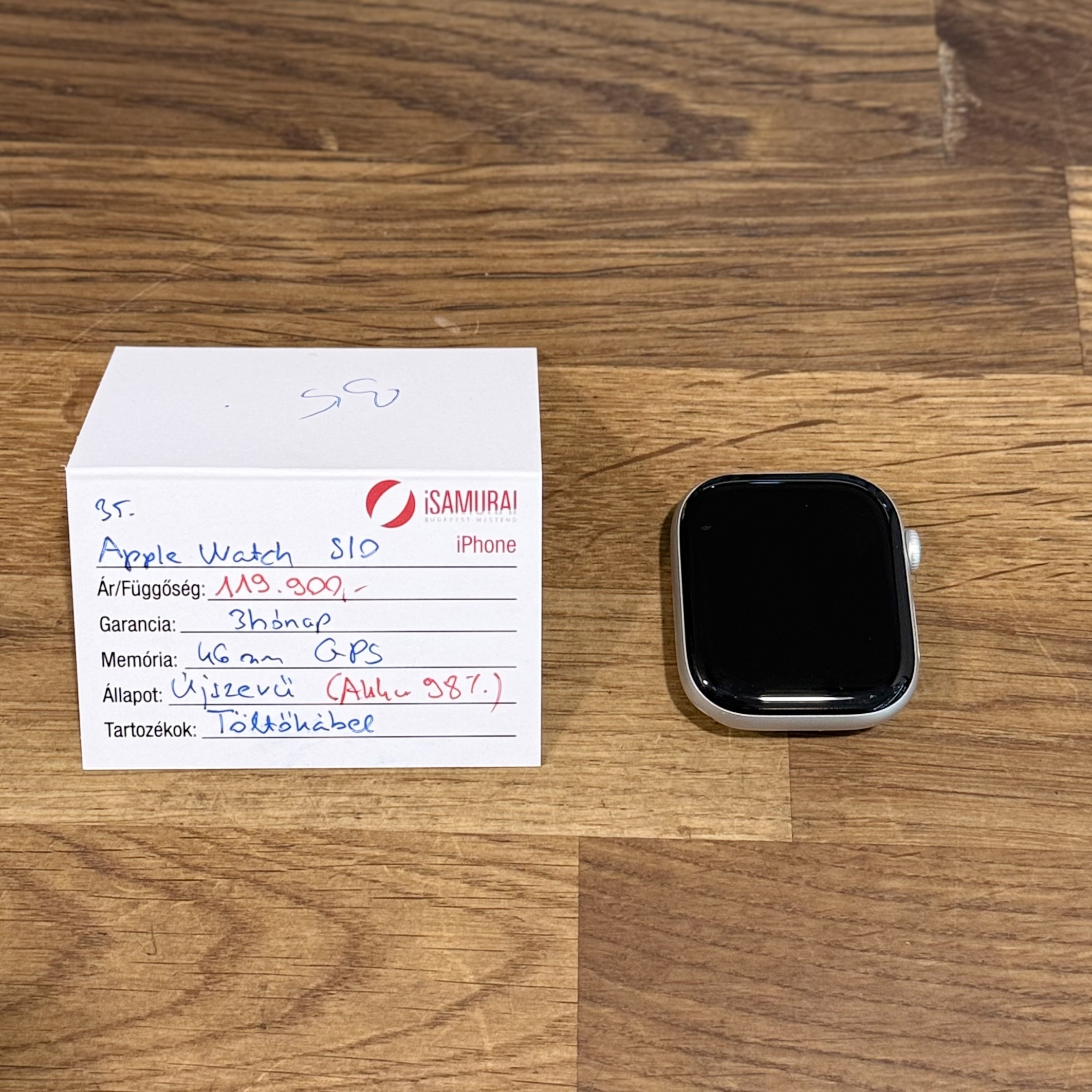 Apple Watch Series 10 - GPS - 46 mm - 98% AKKU - Újszerű (35.)