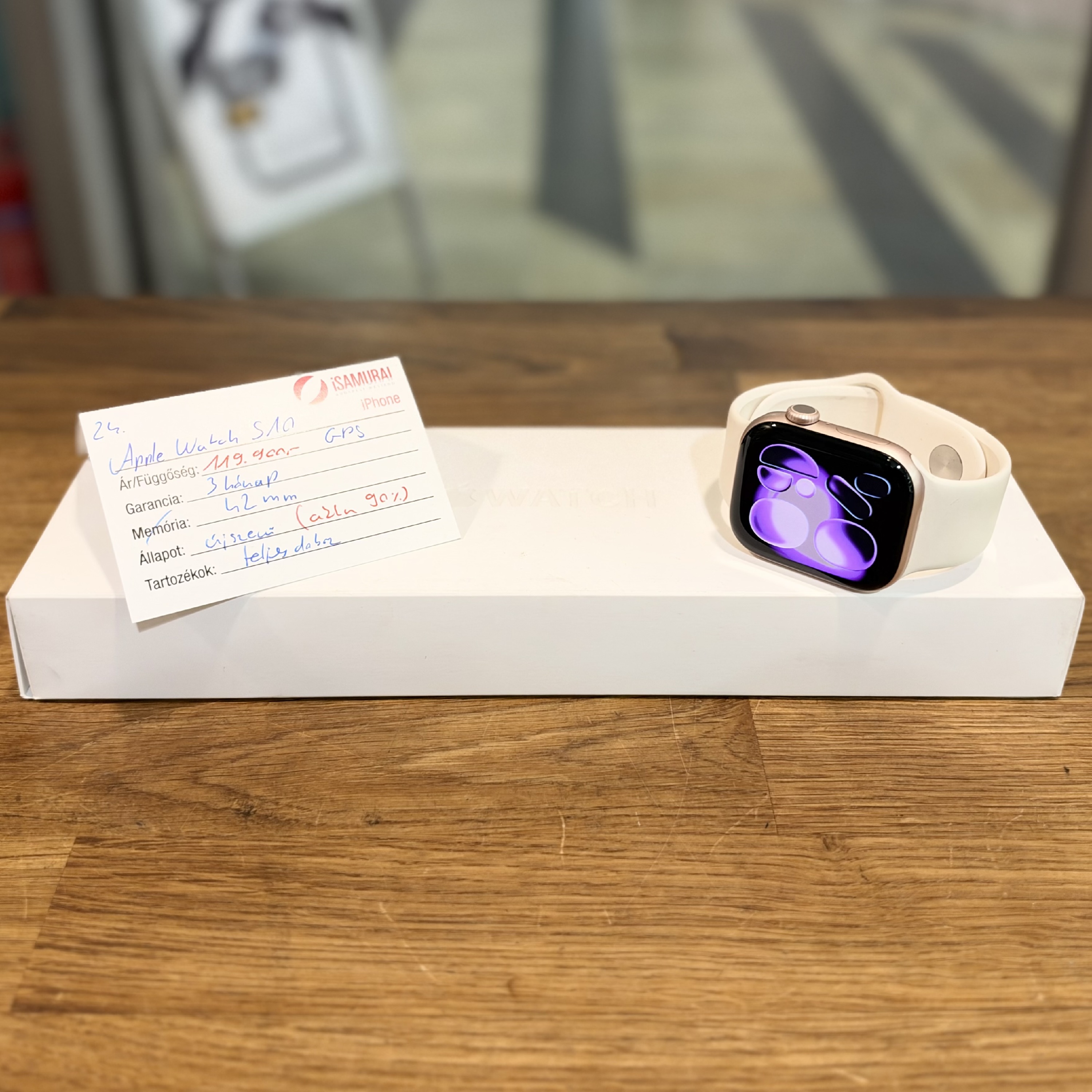 Apple Watch Series 10 - GPS - 42 mm - 90% AKKU - Újszerű (24.)