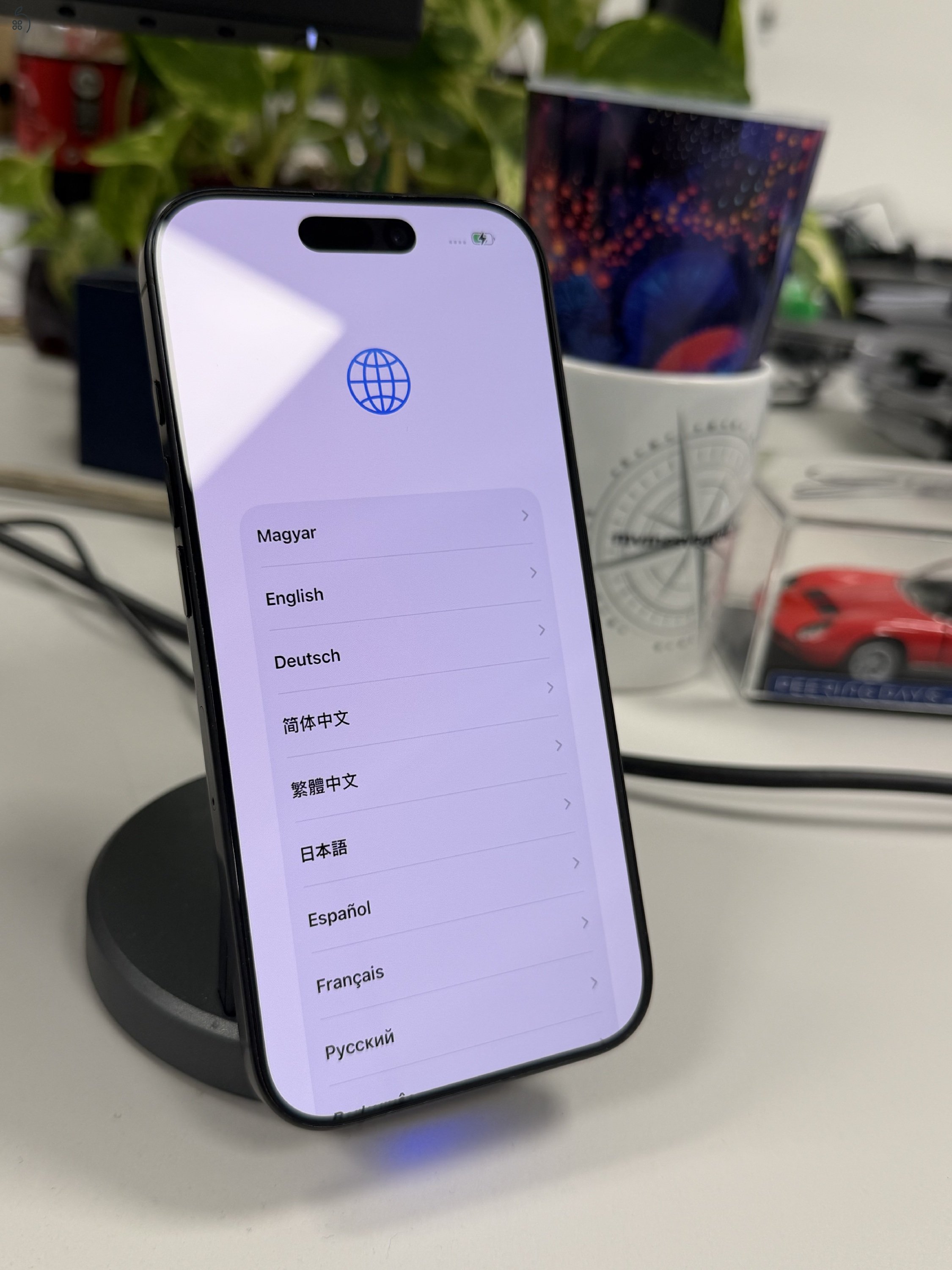 IPhone 16 Pro 256 GB fekete titán akku 97 független