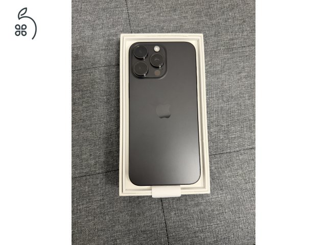 Új iPhone 15 Pro Max független fekete Akksi 100%