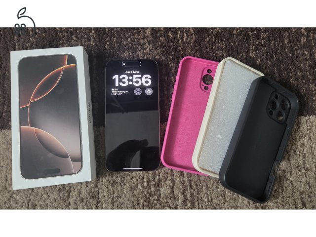 iPhone 16 Pro Max - 256GB, Desert Titanium, makulátlan
