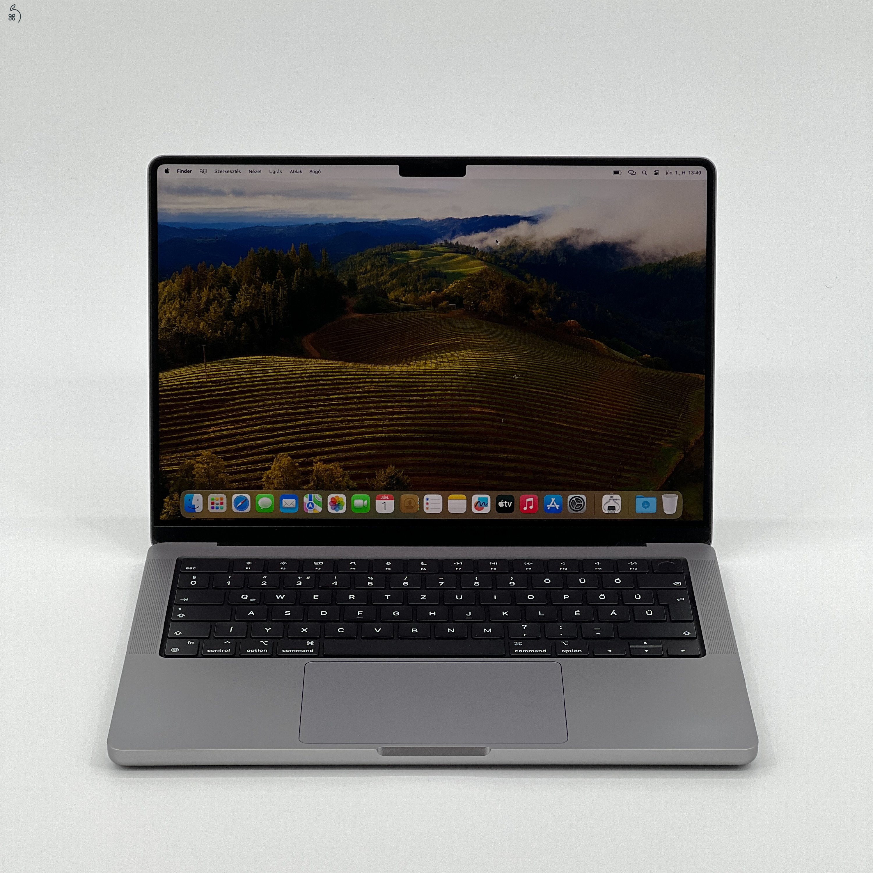 MacBook Pro 14″ 2021, M1 Pro 10 core, 32 GB RAM, 16 core GPU, 1024 GB SSD, Space Gray 27% Áfa (0497BE)