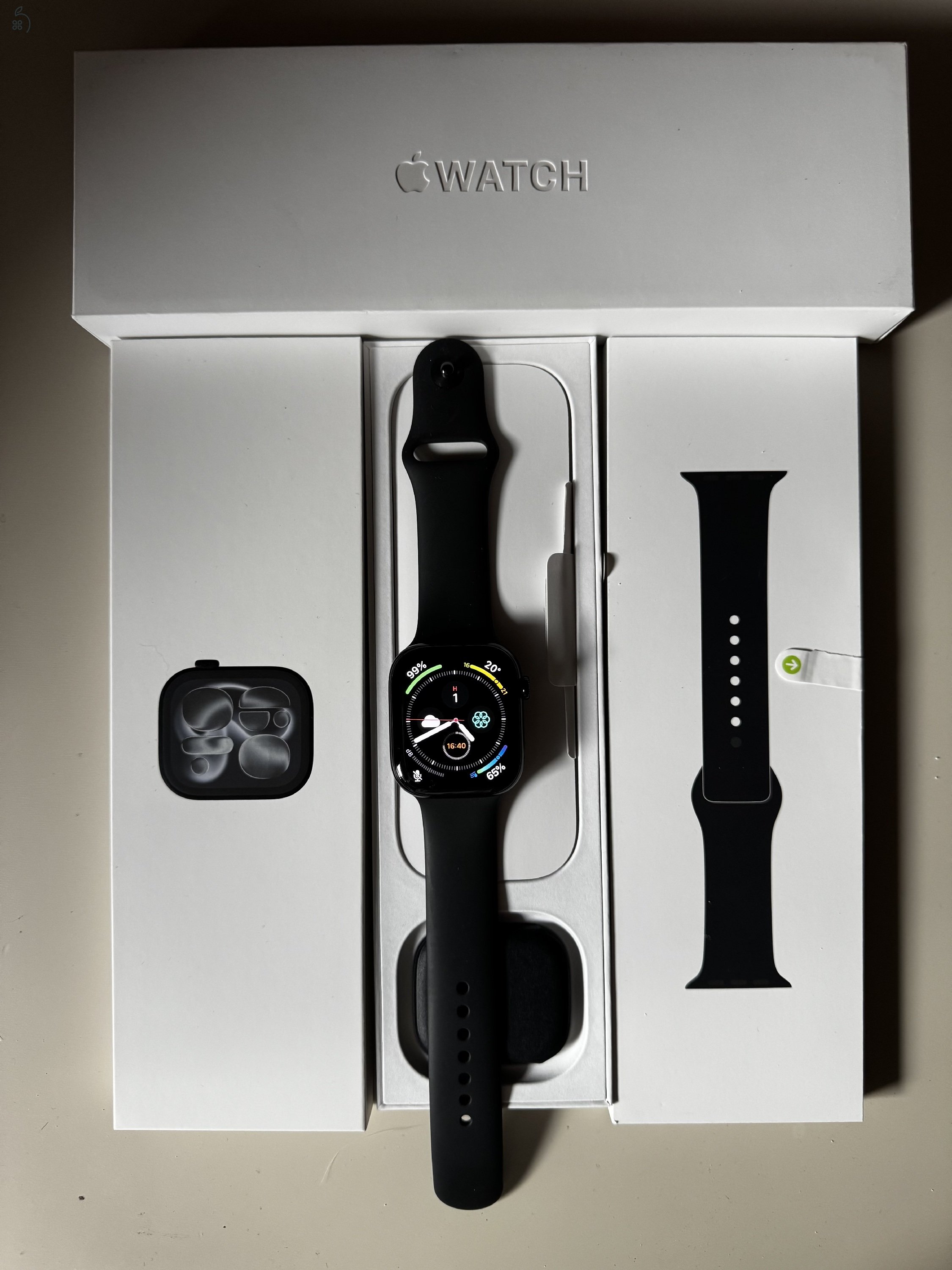 Apple Watch Series 11 GPS + Cellular  Kozmosz fekete 46mm