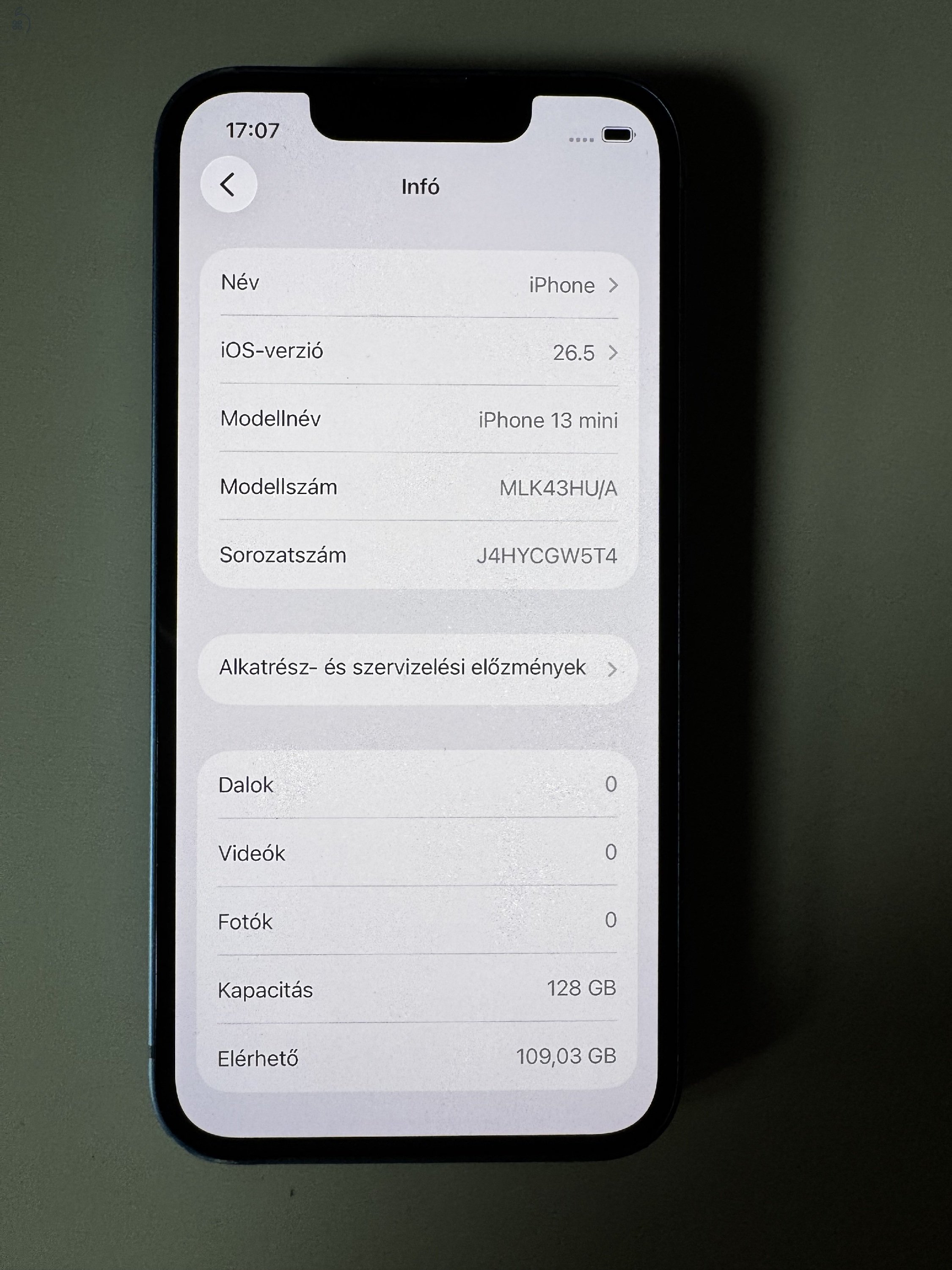 Apple iphone 13 mini blue
