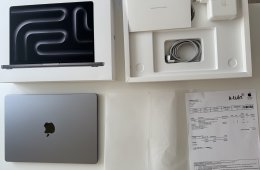 Apple MacBook Pro 14 M3 Space Gray Újszerű állapot Spanyol számlával. 2024.03.22 vásárlás