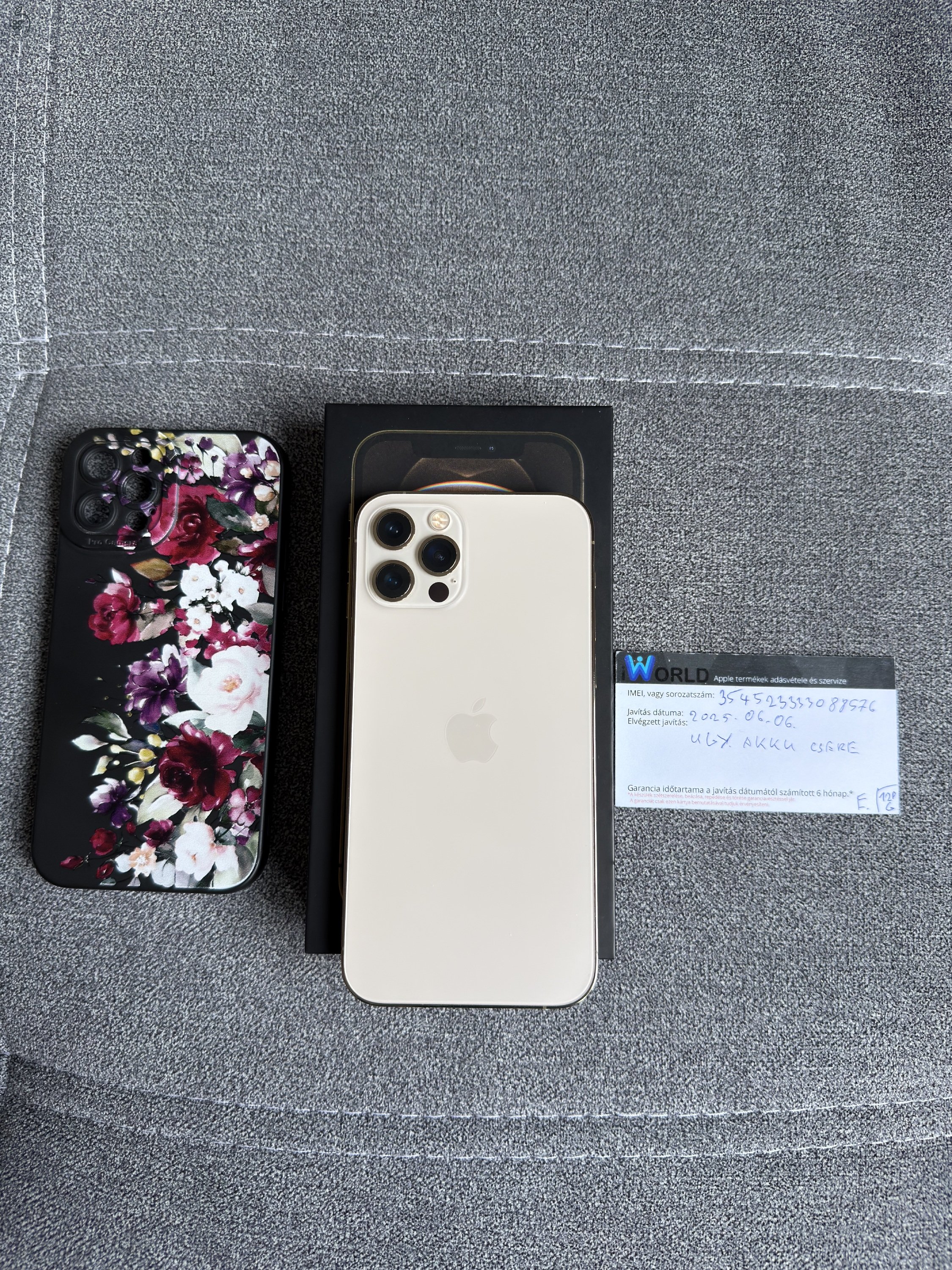 iPhone 12 pro 128 gb arany