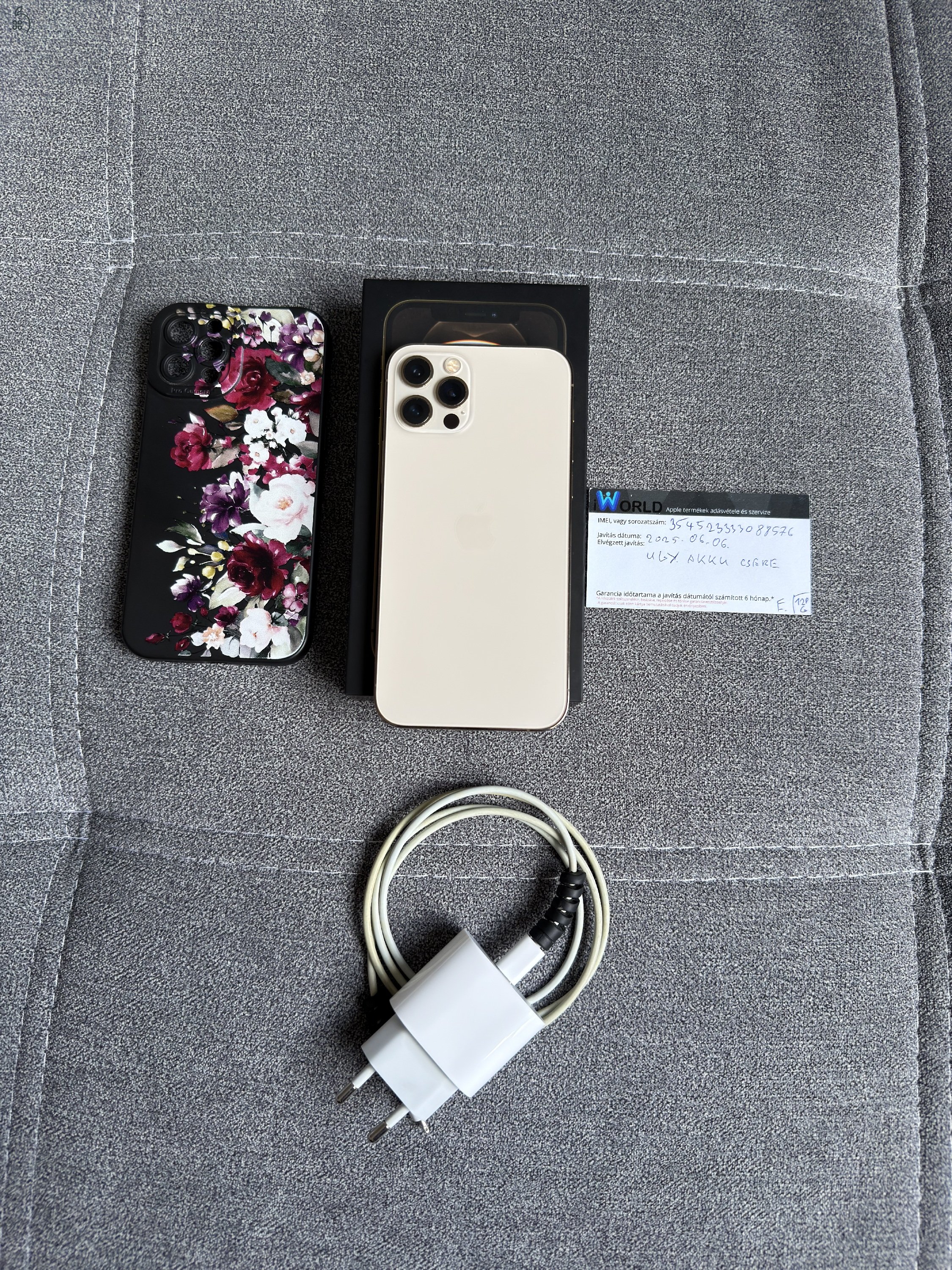 iPhone 12 pro 128 gb arany