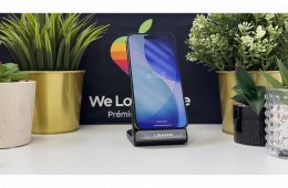 iPhone 15 Pro 256GB, Fekete Titán, Független, Számla, 1 Év Garancia, 100%