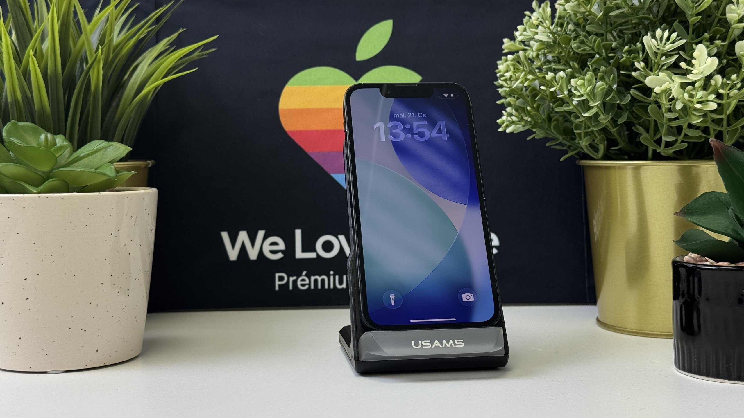 iPhone 13 Mini 128GB, Fekete, Független, Számla, 1 Év Garancia, 84%